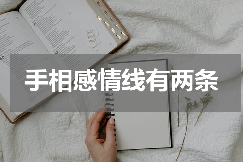 手相感情线有两条