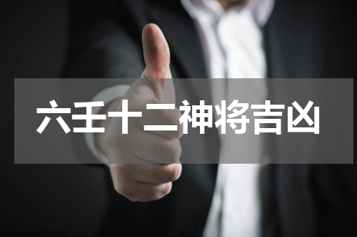 六壬十二神将吉凶