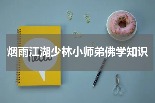 烟雨江湖少林小师弟佛学知识