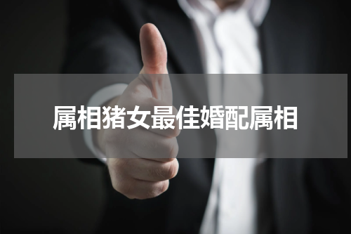 属相猪女最佳婚配属相