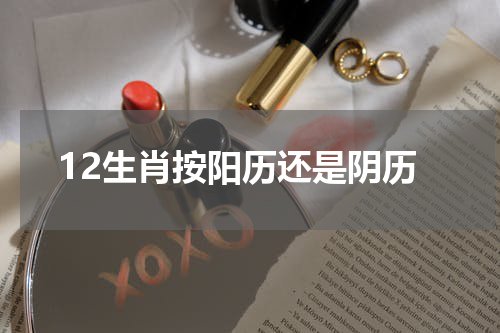 12生肖按阳历还是阴历