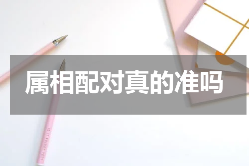 属相配对真的准吗