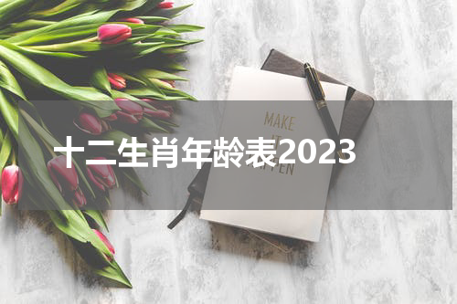 十二生肖年龄表2023