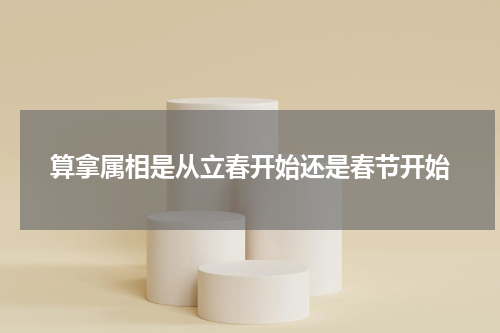 算拿属相是从立春开始还是春节开始