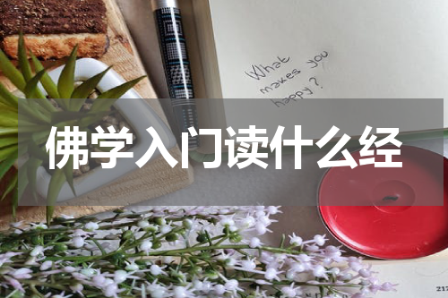 佛学入门读什么经