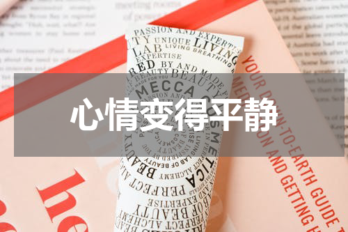心情变得平静