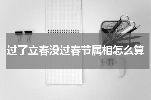 过了立春没过春节属相怎么算