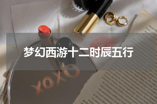 梦幻西游十二时辰五行