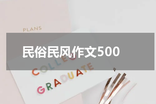 民俗民风作文500