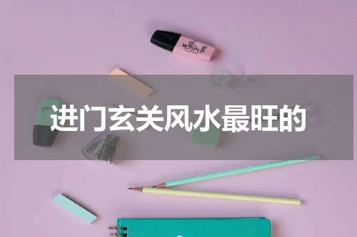 进门玄关风水最旺的