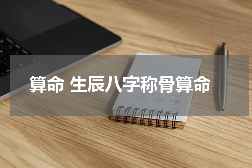 算命 生辰八字称骨算命