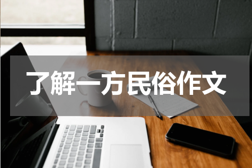 了解一方民俗作文