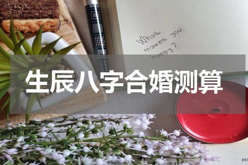 生辰八字合婚测算