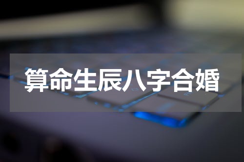 算命生辰八字合婚