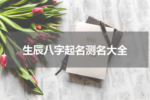 生辰八字起名测名大全