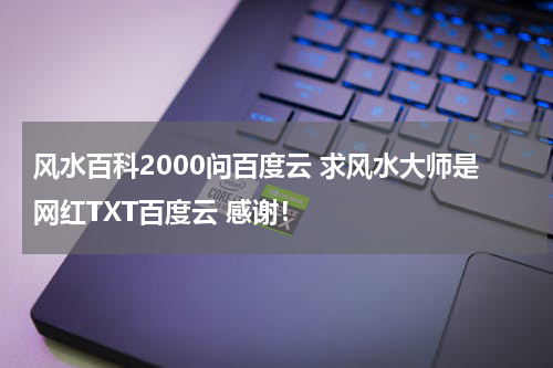 风水百科2000问百度云 求风水大师是网红TXT百度云 感谢！