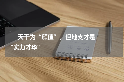       天干为“颜值”，但地支才是“实力才华”    
