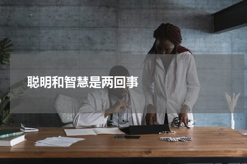      聪明和智慧是两回事    